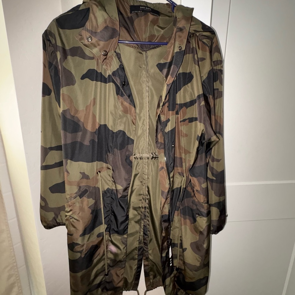 Zara Basic Camouflage Jacket